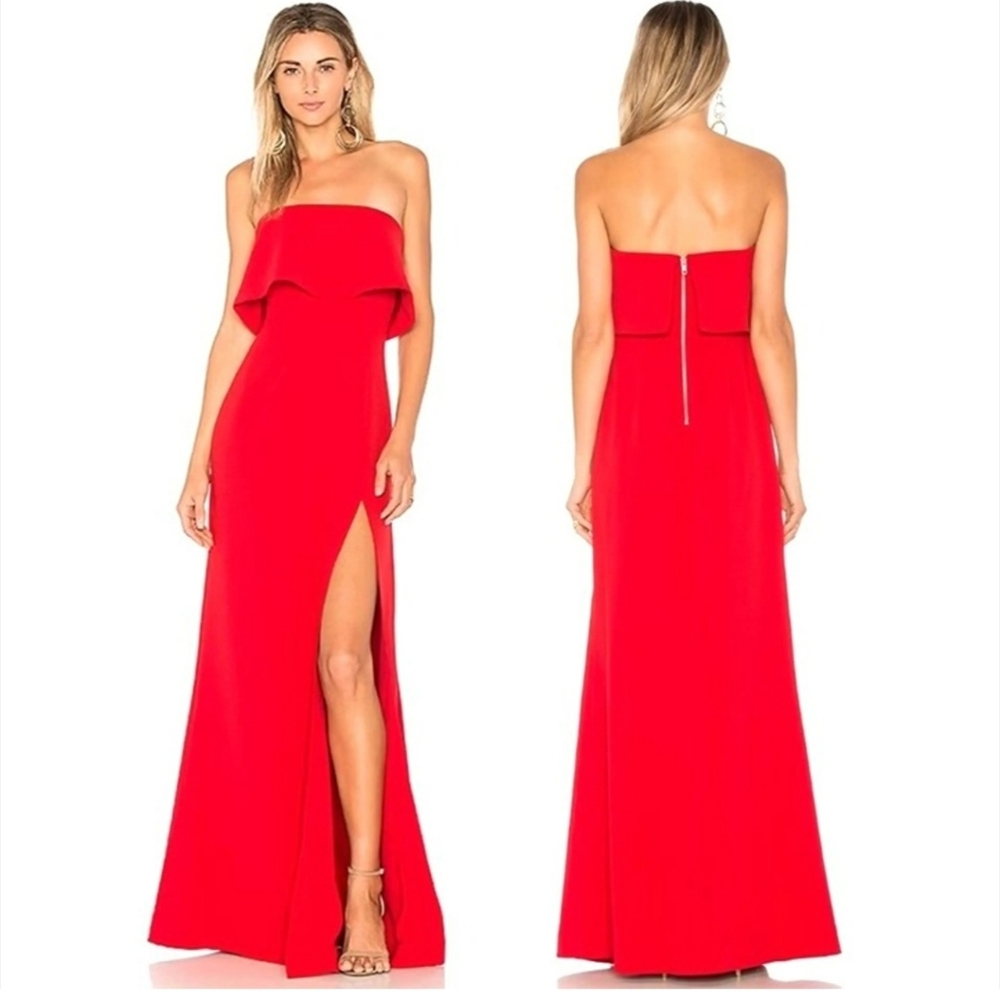Lovers + Friends red gown